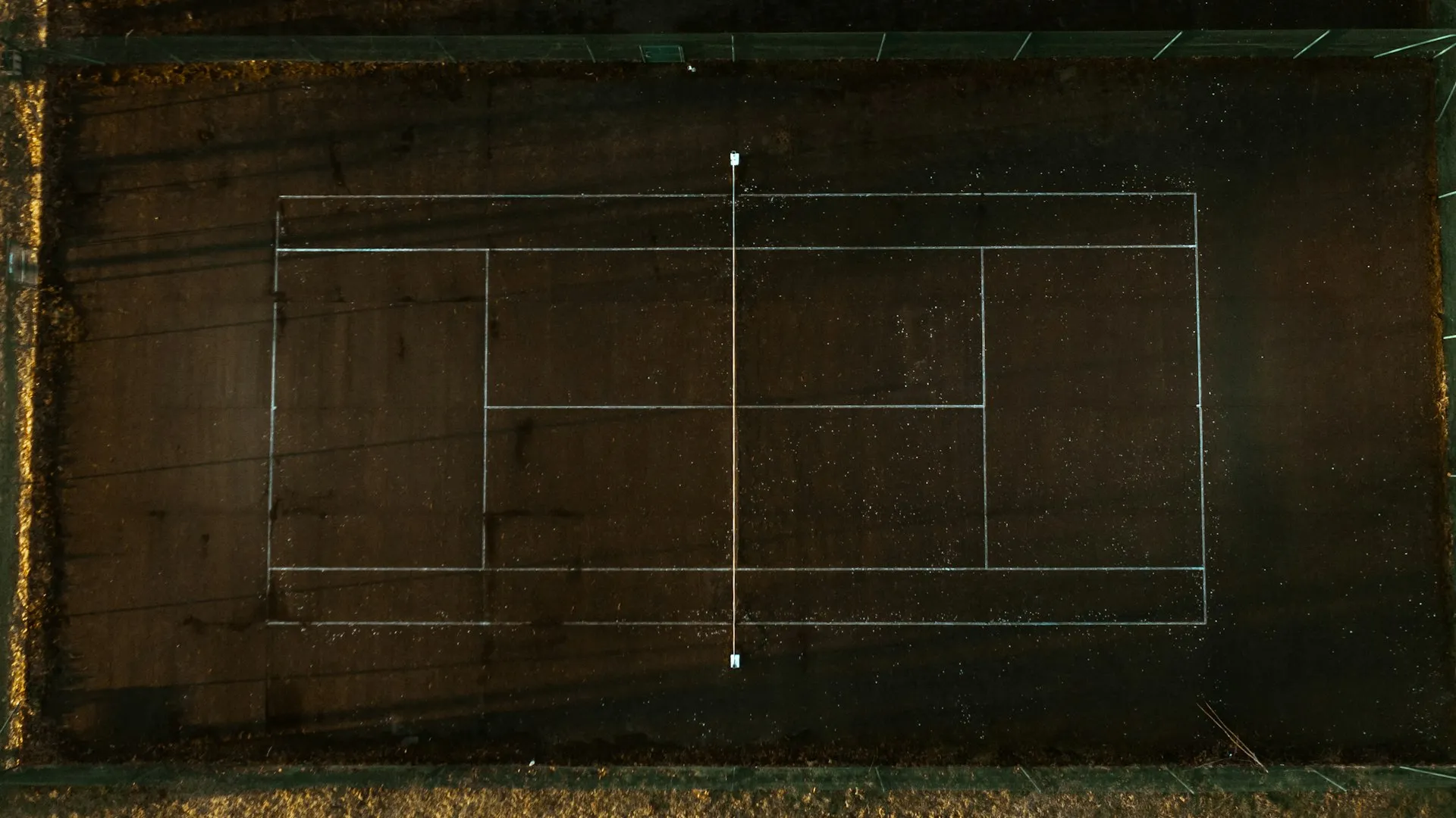 Campo de padel visto de cima
